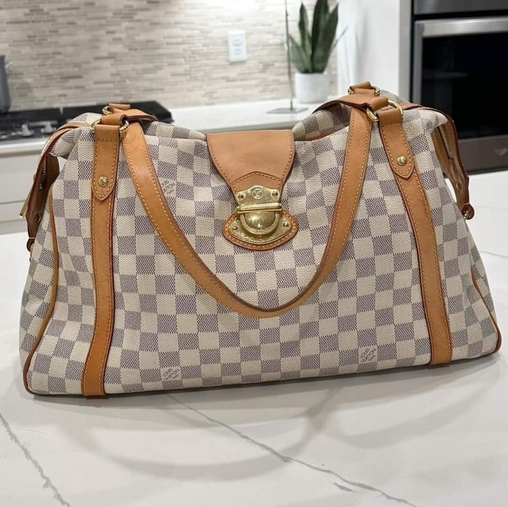 AUTHENTIC LOUIS VUITTON STRESA GM DAMIER AZUR